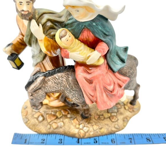 Christmas Holiday Living Nativity Journey Porcelain Figurine Hand-Painted Detail - Picture 11 of 13